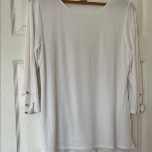 Elegant White Women's Top
